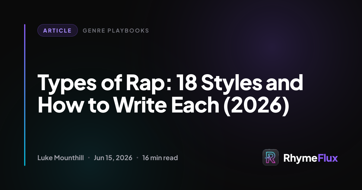 Types of Rap: 18 Subgenres & Styles Explained (2026)